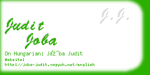 judit joba business card